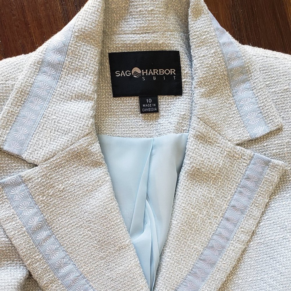 2 piece Sag Harbor Skirt Suit Set